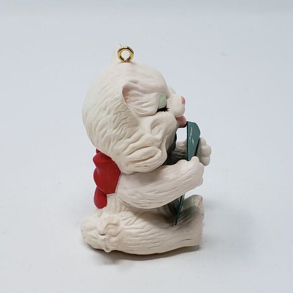 1990 Hallmark Friendship Kitten Handcrafted Keepsake Holiday Christmas Ornament. - Picture 12 of 12